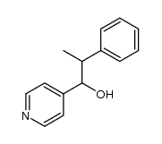 2-phenyl-1-(pyridin-4-yl)propan-1-ol结构式