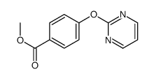 4-(2-嘧啶氧基)苯甲酸甲酯结构式