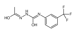 1-acetamido-3-[3-(trifluoromethyl)phenyl]urea Structure