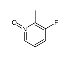 3-FLUORO-2-METHYLPYRIDINE 1-OXIDE Structure
