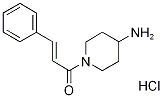 1-[(2E)-3-苯基丙-2-烯酰]哌啶-4-胺盐酸盐结构式
