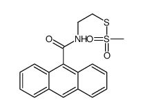 9-羧基蒽蒽MTSEA酰胺结构式