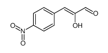2-hydroxy-3-(4-nitrophenyl)prop-2-enal结构式