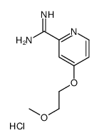 4-(2-甲氧基乙氧基)吡啶甲酰胺盐酸盐结构式