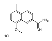 8-甲氧基-5-甲基喹啉-2-羧酰胺盐酸盐结构式