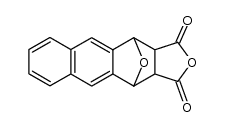 1,4-epoxy-1,2,3,4-tetrahydro-2,3-anthracenedicarboxylic anhydride结构式