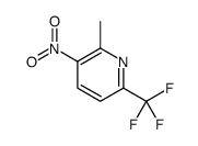 2-Methyl-3-nitro-6-(trifluoromethyl)pyridine Structure