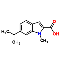 1-Methyl-6-(1-Methylethyl)-1H-indole-2-carboxylic Acid structure