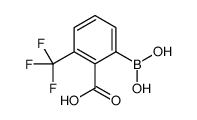 2-Borono-6-trifluoromethylbenzoic acid Structure