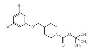 1-(N-Boc-哌啶-4-基甲氧基)-3,5-二溴苯图片