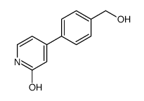4-[4-(hydroxymethyl)phenyl]-1H-pyridin-2-one结构式