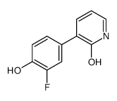 3-(3-fluoro-4-hydroxyphenyl)-1H-pyridin-2-one结构式