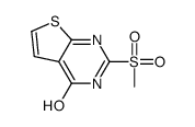 2-(甲基磺酰基)噻吩并[2,3-d]嘧啶-4(3h)-酮结构式