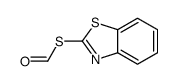 Methanethioic acid, S-2-benzothiazolyl ester (9CI) Structure