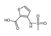 3-甲磺酰氨基-2-噻吩甲酸结构式