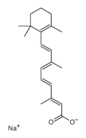 all-trans-Retinoic acid sodium salt Structure