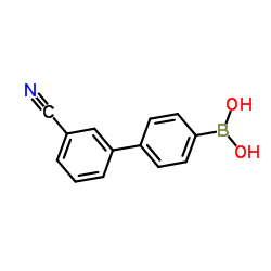 (3'-cyano-[1,1'-biphenyl]-4-yl)boronic acid Structure