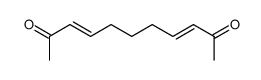 (3E,8E)-undeca-3,8-diene-2,10-dione Structure