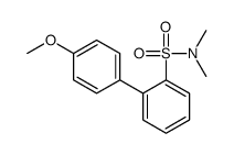 2-(4-methoxyphenyl)-N,N-dimethylbenzenesulfonamide结构式