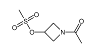 1-Acetylazetidin-3-Yl Methanesulfonate结构式