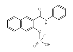 萘酚 AS 磷酸酯结构式