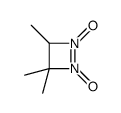 3,3,4-trimethyl-2-oxidodiazetidin-1-ium 1-oxide Structure