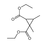 diethyl 1,3-dimethylcyclopropane-1,2-dicarboxylate结构式