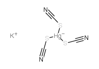 mercuric potassium thiocyanate Structure