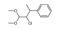 2-chloro-3-phenylbutyraldehyde dimethyl acetal结构式