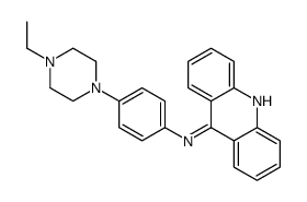 N-[4-(4-ethylpiperazin-1-yl)phenyl]acridin-9-amine Structure