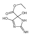 1H-Imidazole-4-carboxylicacid,2-amino-4,5-dihydro-4-hydroxy-5-oxo-,ethyl Structure