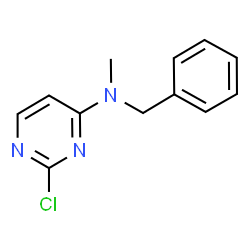 Benzyl-(2-chloro-pyrimidin-4-yl)-methyl-amine Structure