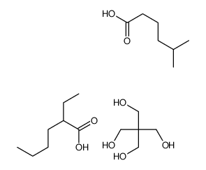 2,2-bis(hydroxymethyl)propane-1,3-diol,2-ethylhexanoic acid,5-methylhexanoic acid Structure