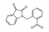 1-[(2-nitrophenyl)methyl]indole-2,3-dione Structure
