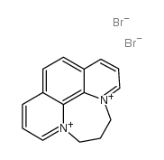 5H-[1,4]Diazepino[1,2,3,4-lmn][1,10]phenanthrolinium,6,7-dihydro-, bromide (1:2)结构式