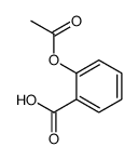 2-Acetoxybenzoic acid Structure