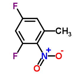 1,5-二氟-3-甲基-2-硝基苯结构式