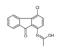 N-(4-chloro-9-oxofluoren-1-yl)acetamide结构式