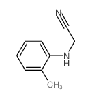 Acetonitrile,2-[(2-methylphenyl)amino]- Structure