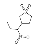 3-(1-Nitropropyl)tetrahydrothiophene 1,1-dioxide结构式