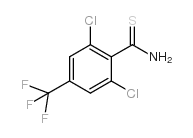 2,6-DICHLORO-4-(TRIFLUOROMETHYL)THIOBENZAMIDE structure