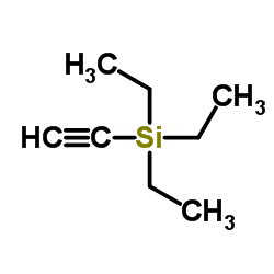 Triethyl(ethynyl)silane structure