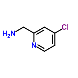 4-氯-2-吡啶甲胺结构式