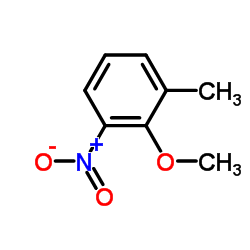 2-甲基-6-硝基苯甲醚结构式