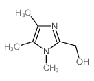 (1,4,5-三甲基-1H-咪唑-2-基)甲醇结构式