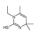 3-ethyl-4,6,6-trimethyl-1H-pyrimidine-2-thione结构式