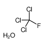 trichloro(fluoro)methane,hydrate结构式
