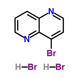 4-Bromo-1,5-naphthyridine dihydrobromide Structure