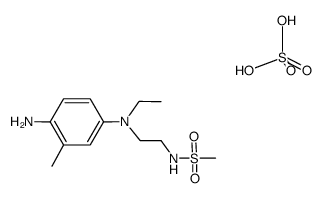 N-[2-(N-ethyl-4-amino-3-methyl-anilino)-ethyl]-methanesulfonamide, sulfate结构式