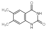 6,7-二甲基-2,4-喹唑啉二酮结构式